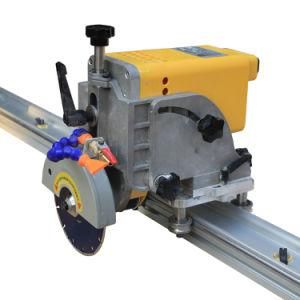 45 Degree Stone Cutting Machine Cutter Saw with Rail Guide