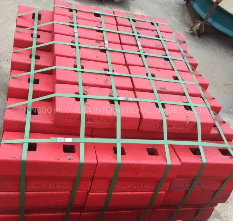 Jaw Crusher Spare Parts Jaw Plate with High Quality