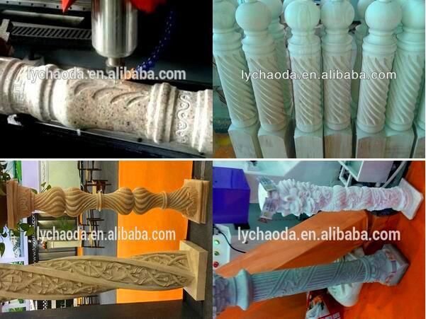 CNC Lathe Machine for Column Cylinder Stone Pillars