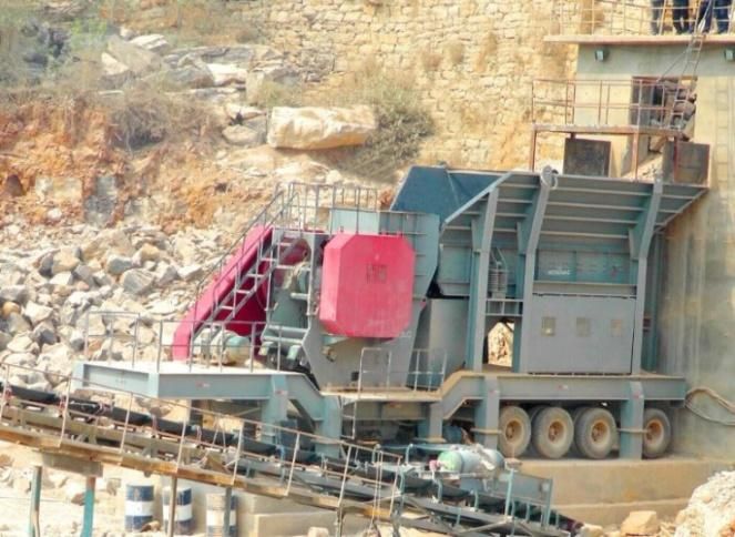 50-100tph Shanghai Atairac Yd Series Mobile Wheel Type Aggregate and Sand Crushing Plant