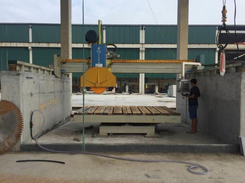 Hualong Hlsm-1200 Middle Block Cutting Machine for Marble Granite Bridge Stone Cutting Machine