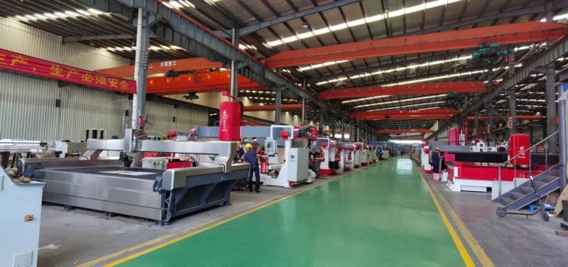 Hualong Stonemachinery 5 Axis CNC Waterjet Cutting Machine Price for Stone Marble Granite Ceramic Glass Tile
