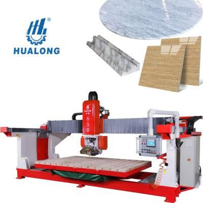 Bridge Saw Stone Cutting Machinery Siemens PLC System Laser Cutting Thickness Slabs Cutter