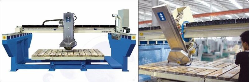 Premium Auto Monoblock CNC Machine Granite Bridge Saw Cutting Countertops (XZQQ625A)