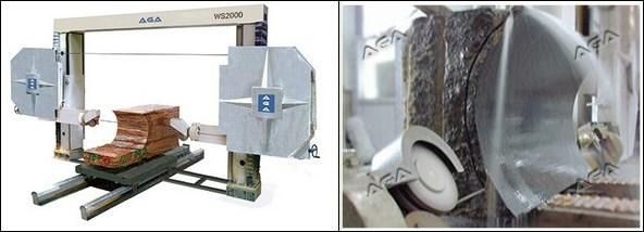 Automatic CNC Wire Saw Profile Machine for Granite Marble Quartz Stone Cutting (WS2000)