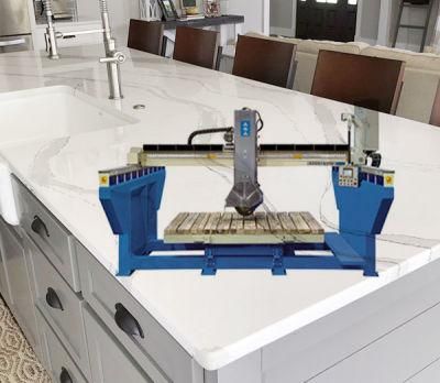 Granite Bridge Saw Cutting Kitchen Countertop Machine for Sale CNC Tile Cutter Machine (XZQQ625A)