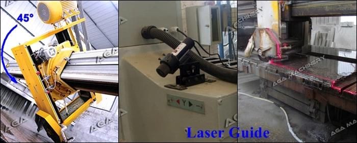 Marble Granite Stone Laser Cutting Machine and Tile Cutter, Bridge Saw (HQ700)