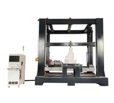 Special for Big Stone Sculpture, Figure, Buddha Statue CNC Carving Machine 5D 4D, with Vertical Ratory and Saw Milling Unit