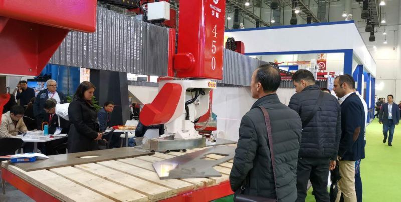 Hlsq-450 Stone Cutting Machine Stone Processing Bridge Saw Machine Stone Grinding Machine Head 45 Degree Tilting