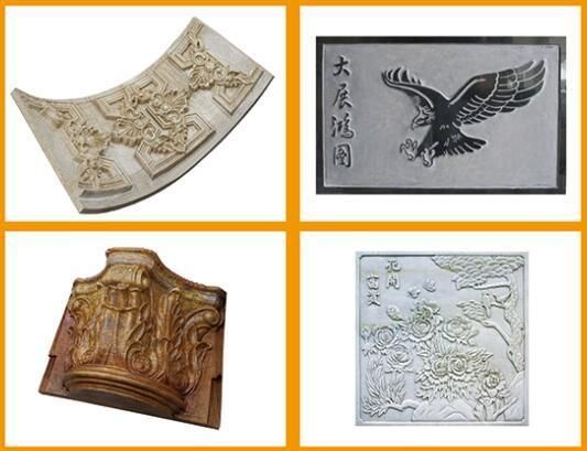 Double Heads Stone Carving Machine for Granite Marble Arc Slab