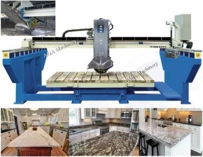 Robust Monoblock CNC Machine Granite Bridge Saw Cutting Countertops Fast and Easy (XZQQ625A)