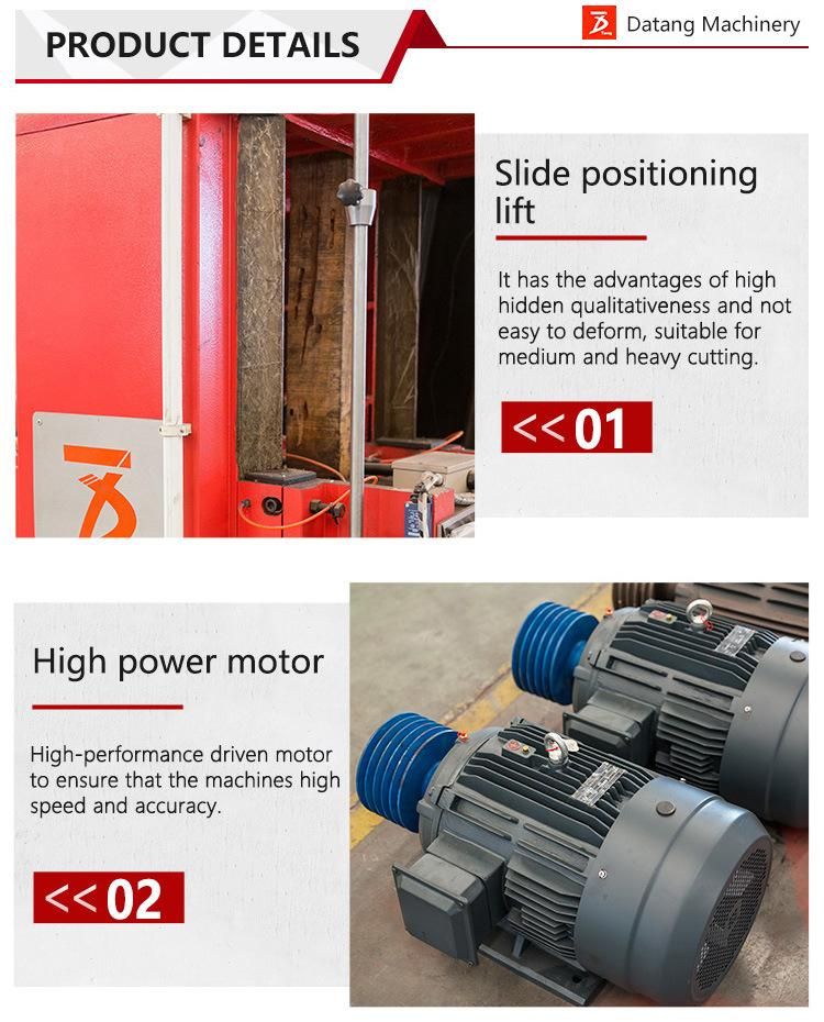 Datang Infrared Hydraulic Four Column PLC Diamond Blade Bridge Saw