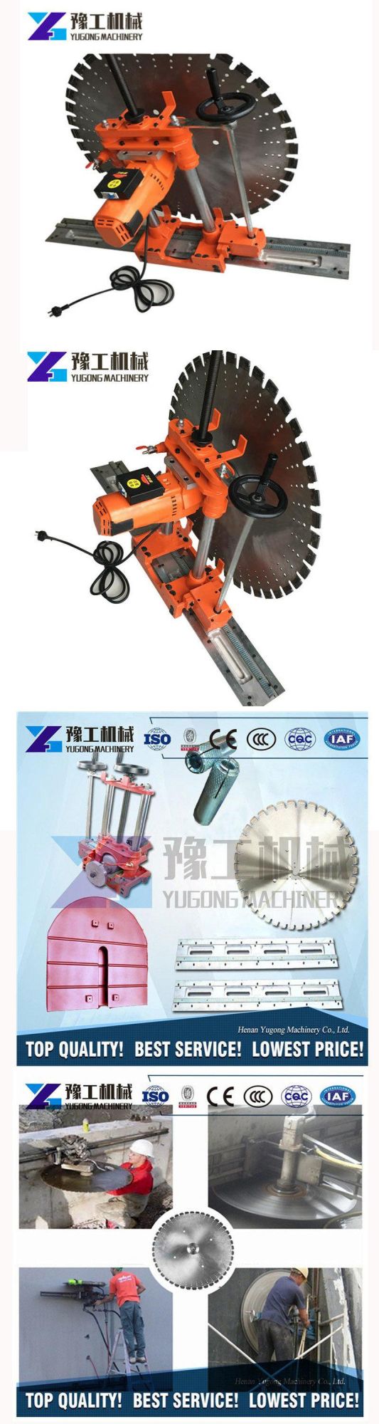 1600mm Disc Concrete Floor Wall Saw Chaser Cutting Machine