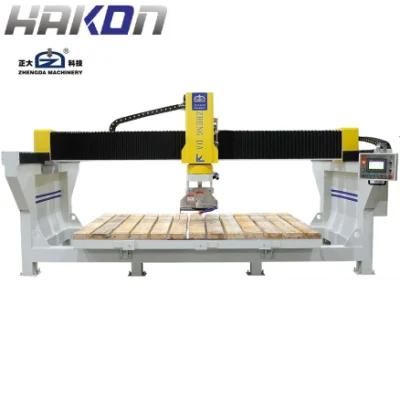 Stone Edge Cutting Machine Granite Bridge Saw 45 Degree Chamfer for Countertop