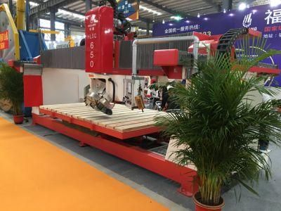 Easy Installation Hualong Hlsq-650 Laser Bridge CNC Marble Granite Stone Slab Cutting Machine for Sale