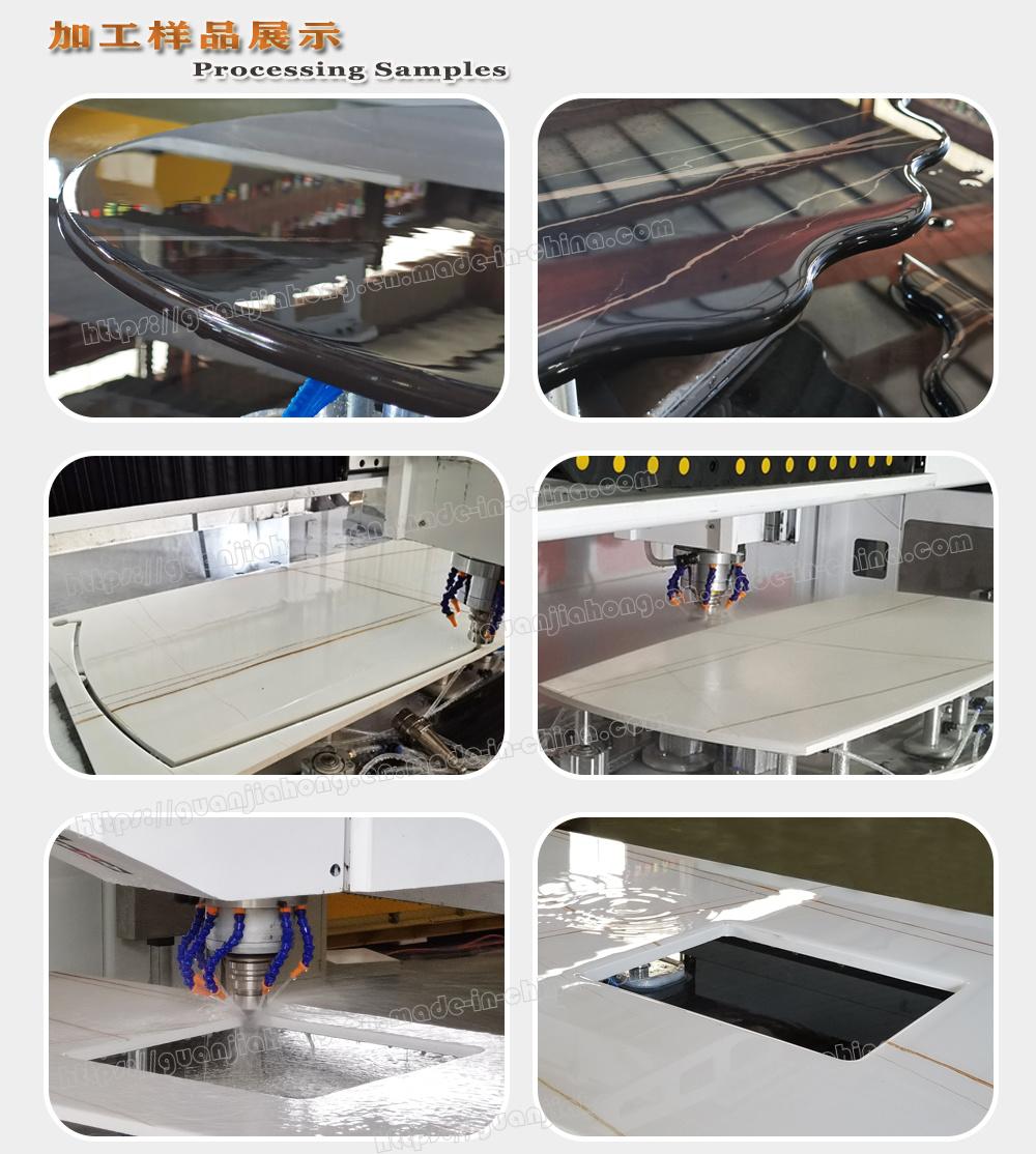 Artificial Stone, Quartz Stone Slab Kitchen Countertop Cutting Machine