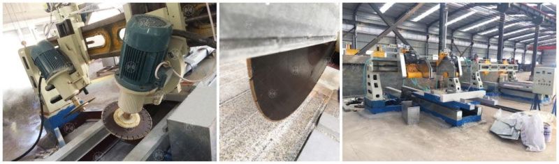 Hkb-41500 Stone Cutting Machine for Marble Granite Natural Stone Column Slab Edge Processing