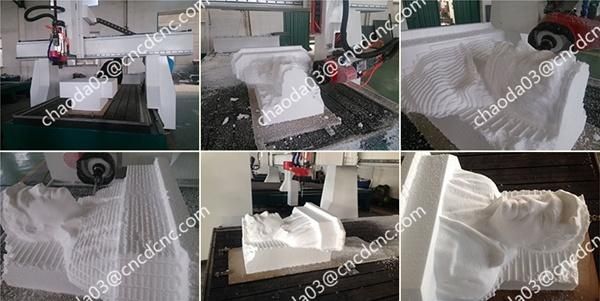 Marble Routing Machine CNC 3D Statue Carver with Cutting Saw