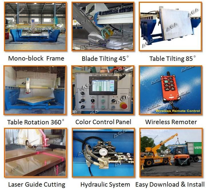 Stone Equipment for Granite Countertops Cutting Machine (XZQQ625A)