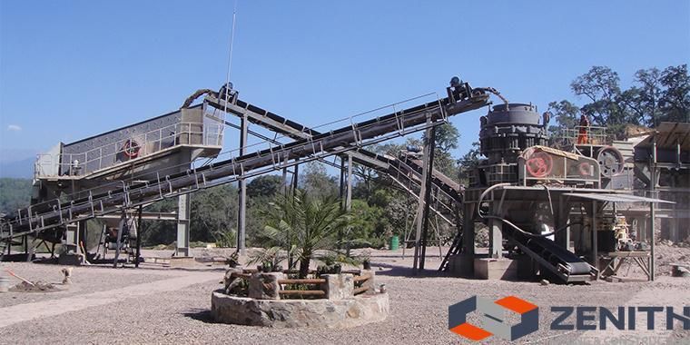 Zenith Stone Jaw Crusher with Capacity 20-800tph