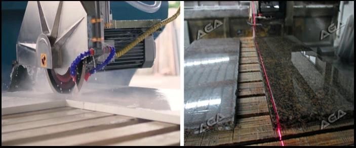 Automatic CNC Machine Stone Bridge Saw Cutting Granite Marble Quartz Countertops (XZQQ625A)