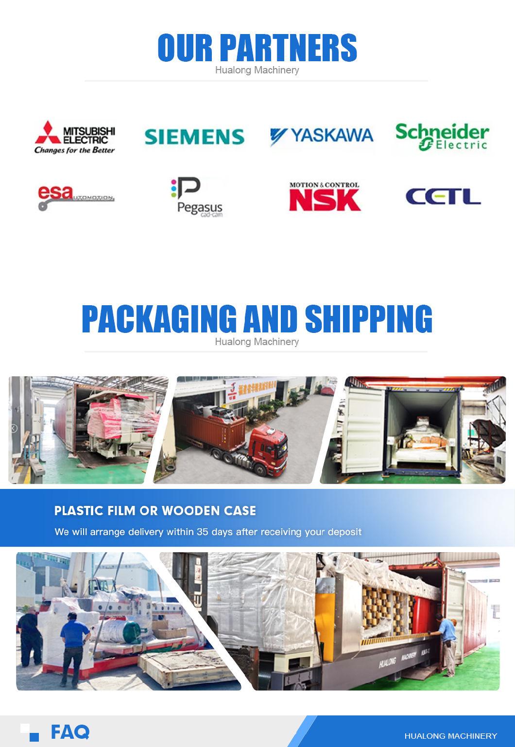 Hualong Machinery Italy Program Software 5 Axis CNC Bridge Sawing Machine Tile Cutter Stone Cutting for Marble, Quartz, Kitchen Countertop Making in America