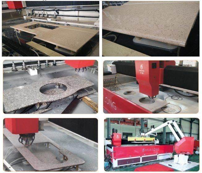 Hualong Machinery 3 Axes CNC Countertop and Sink Making Machine with CNC Control System