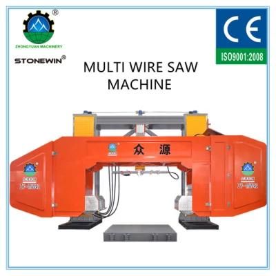 PLC Max Cutting 3200mm Diamond Wire Saw Machine Granite Marble Stone Cutting Machine