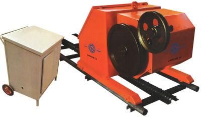 Granite Mine Quarry Tools 37kw Diamond Wire Saw Cutting Machine