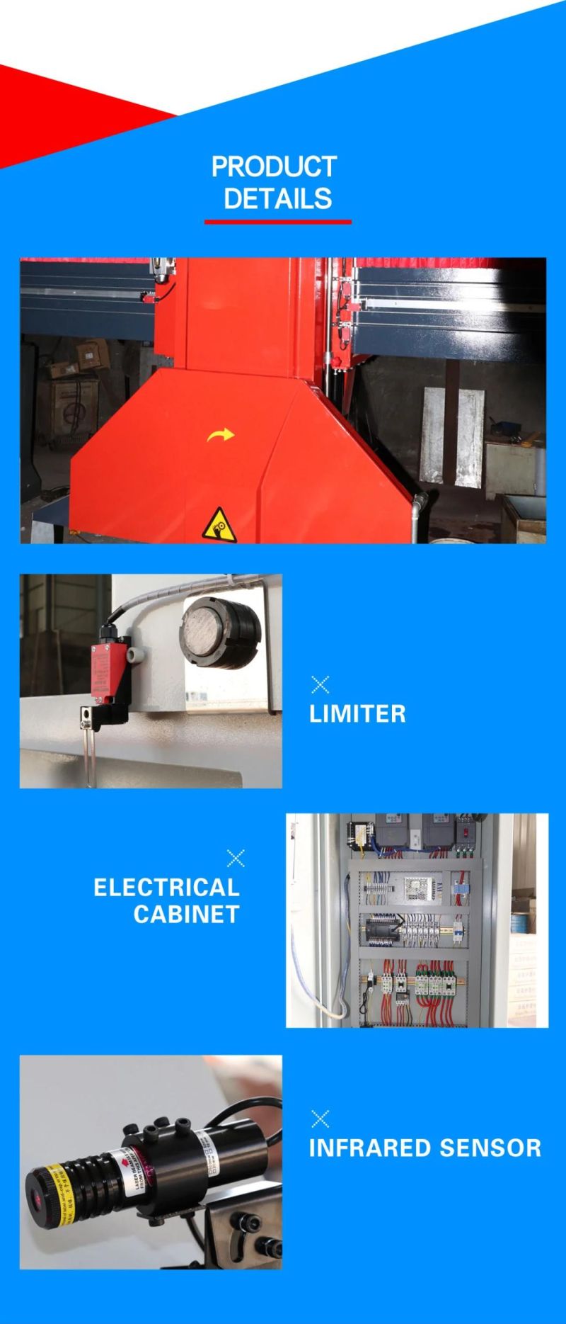 Laser&Infrared Bridge Cutting Machine Saw for Granite&Marble Slab Cutting