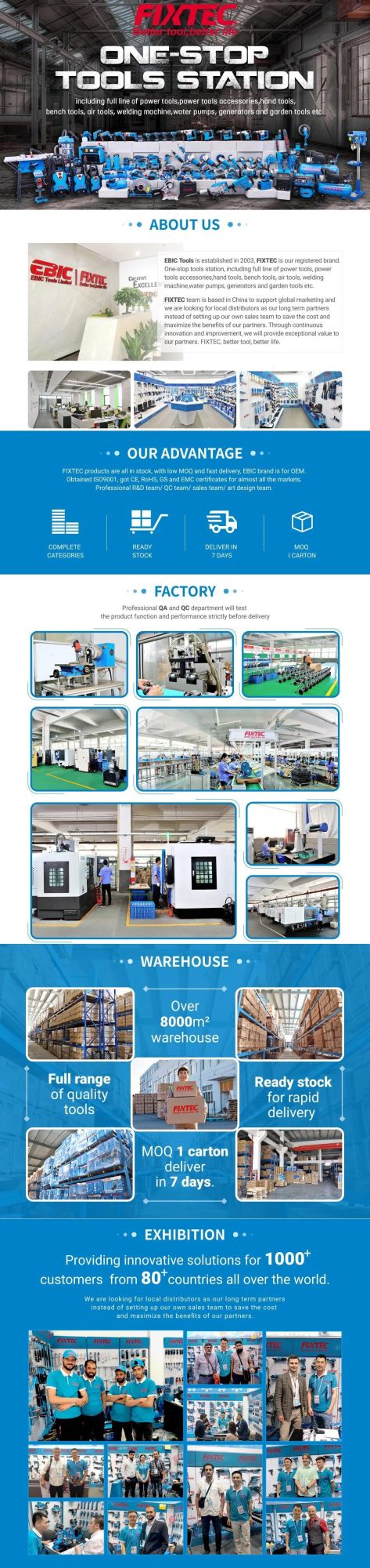 Fixtec Electric Polisher 100-120V~50/60Hz 1400W Polisher Machine 180mm Floor Polisher Machine