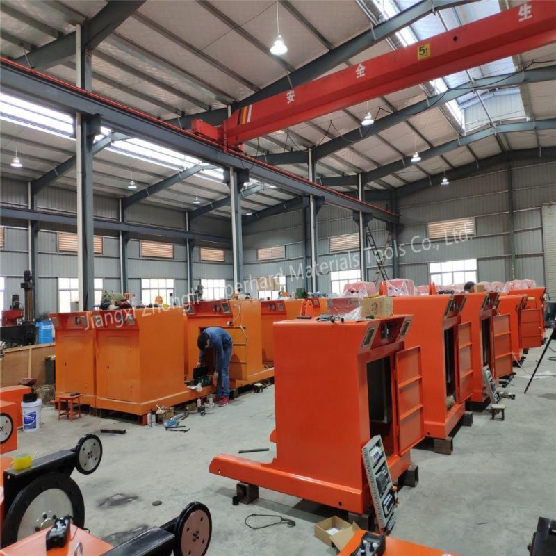 75kws 100HP Electrical Drive Wire Saw Machine for Quarry Cutting of Natural Stone and Civil Engineering Cutting of Concrete and Reinforced Concrete