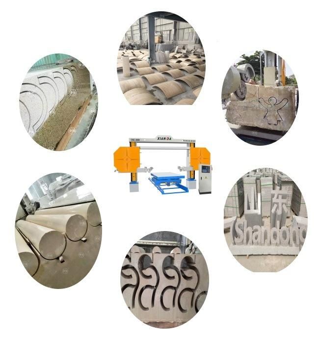 CNC Stone Cutting Machine with Diamond Wire for Marble and Granite