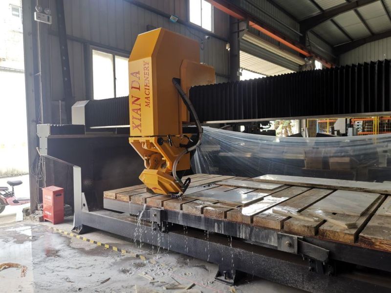 Monoblock Bridge Cutting Machine for Marble and Sintered Stone Thin Slab Cutting Machine Xianda