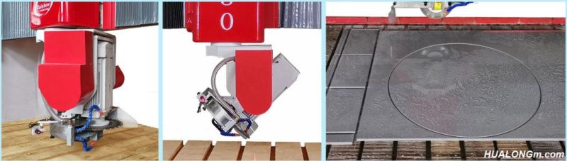 Automatic Stone Edge Cutting Chamfering Profiling Machine with Siemens PLC Bridge Type