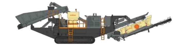 150tph China Made Mobile Crawler Type Aggregate and Sand Crushing Plant with Large Capacity