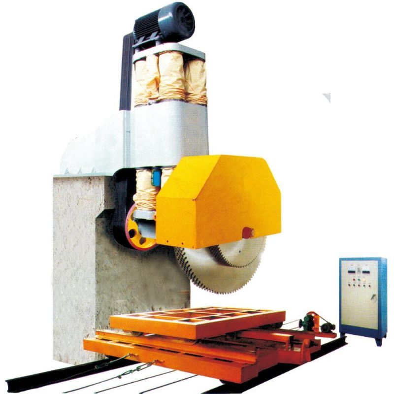 Hydraulic Lift Large Hard Stone Cutting Machine with Multi-Blade