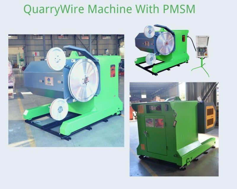 Energy Saving Motor Drvien Pmsm Wire Saw Machine for Granite
