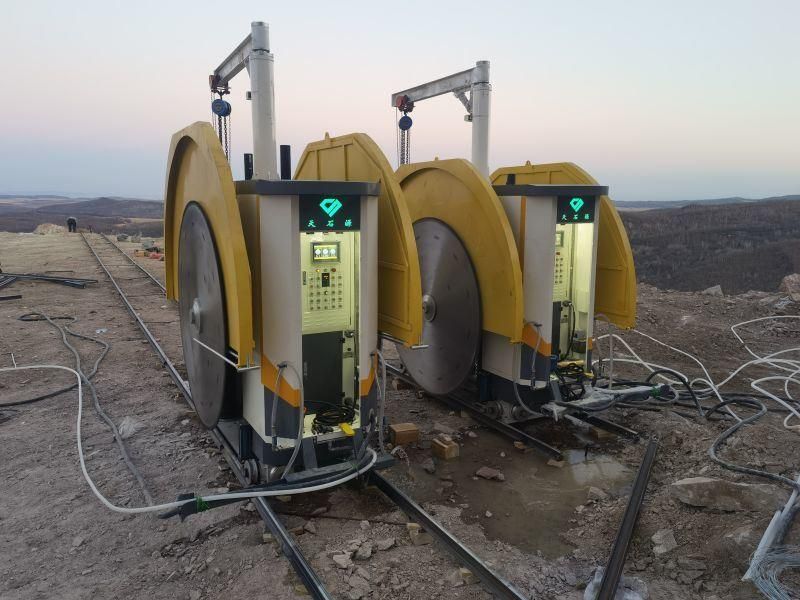 Stone Machinery Double Blade Natural Stone Cutting Machine for Quarry Mining