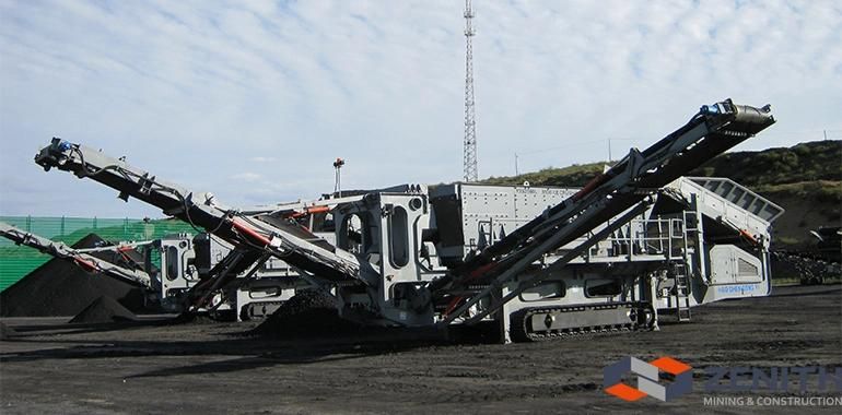Ce&ISO Proved Construction Mobile Stone Crusher Crawler Tracked