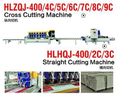 PLC Control Multi Disk Cross Straight Marble Granite Slabs Cutting Machine