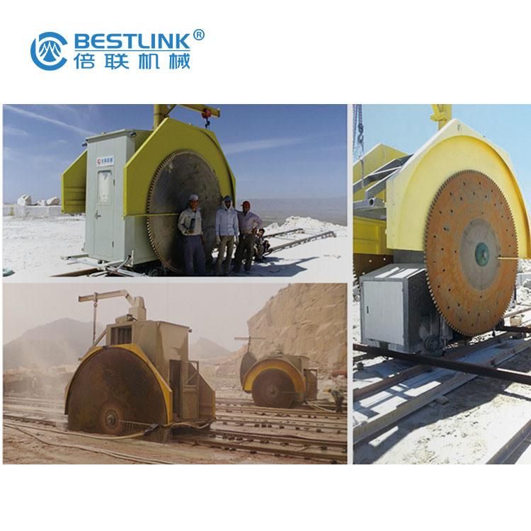 Double Blades Cutter Mine Quarry Cutting Mining Machinery for Granite Marble, Two-Blade Block Cutting Quarrying Machinery