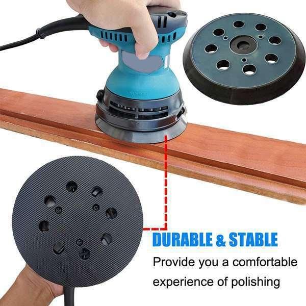 1 Set of 55-Inch 8-Hole 3-Eye Electric Polishing Machine Chassis, Sanding Disc Polishing Sand Paper Machine Chassis