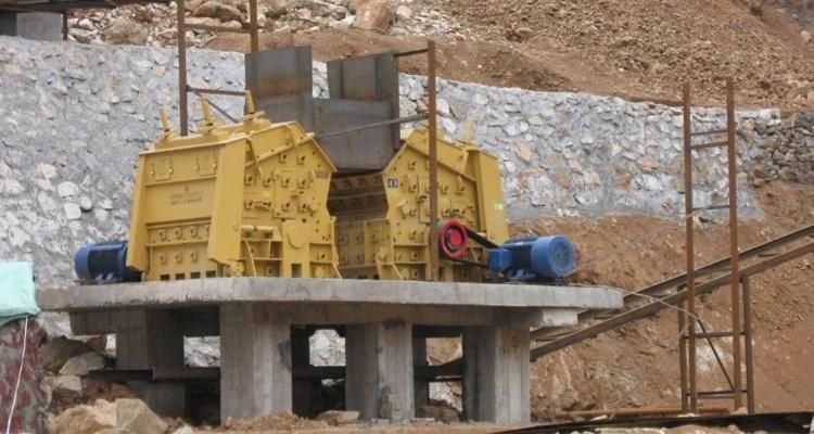 Mine Quarry Site Medium Crushing Stone Impact Crusher Machine Price