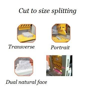 Transverse and Portrait Stone Cutting/Splitting Machine