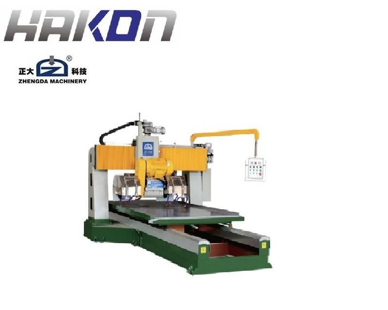 Four Blades Marble Granite Portal Type PLC Profiling Machine