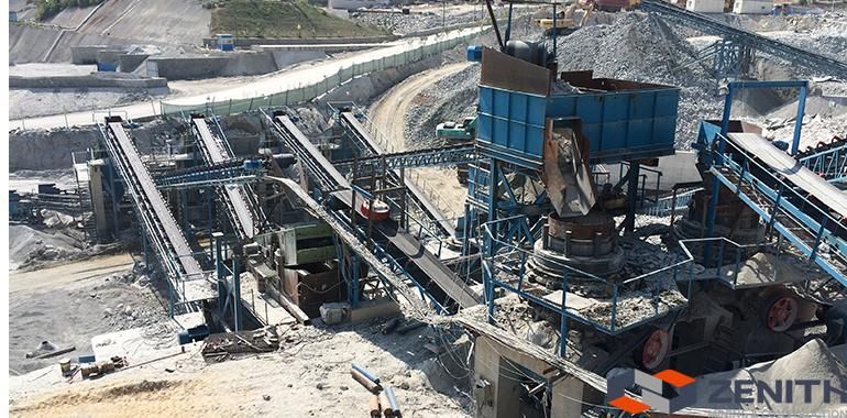 50-300tph Shanghai Zenith Profession Design Rock Crushing / Crusher Line