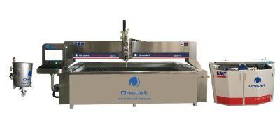 Onejet-G3015 Waterjet with Kmt H2O Jet50 Pump for Marble Cutting