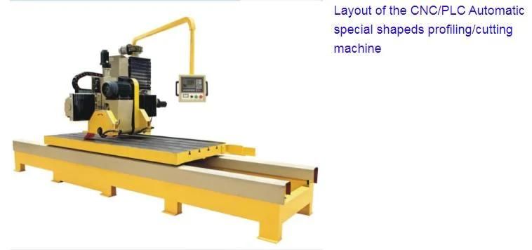 Stone Shape Edge Machine Cutting Granite PLC Profiling Machine Stone Eadge Cutting Profiling Machine for Marble Multifunctional