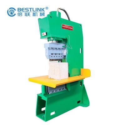 Mature and Popular Model BRT70t Hydraulic Splitting Machine for Max. Stone Splitting Sizes in 400*350mm, with Steel Track Conveyor